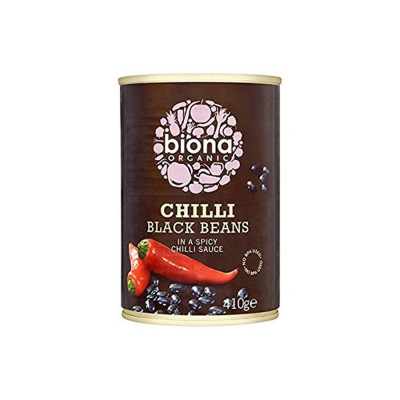 Fasole Neagra In Sos Chilli Bio 410G foto