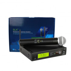 Microfon UHF Semiprofesional Wireless cu Receiver SLX2-4 / B58, Buton... foto