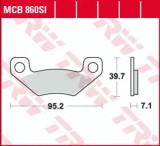 Set placute frana spate TRW MCB860SI - ATV Can-Am DS 450 (08-09) - DS 450 EFi (08-12) - DS 450 EFi X MX - XC (08-12) 4T LC 450cc