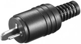 Conector/mufa pentru difuzor tata cu surub si protectie cablu, cjackspk2m, Oem