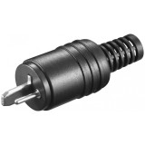 Conector/mufa pentru difuzor tata cu surub si protectie cablu, cjackspk2m