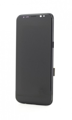 LCD Samsung Galaxy S8, G950, Negru + Rama, Incell foto