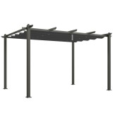 Outsunny Pergola cu Acoperis Retractabil de 3 x 4 (m) | Aosom Romania