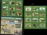 ABHAZIA 2008, Fauna, dant., engleza, MNH