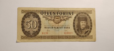 Bancnota 50 forint 1983 foto