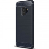 Husa Pentru SAMSUNG Galaxy S9 - Luxury Carbon TSS, Bleumarin