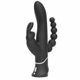 Vibrator - Happy Rabbit Triple Curve Black