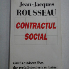 CONTRACTUL SOCIAL - J. J. ROUSSEAU