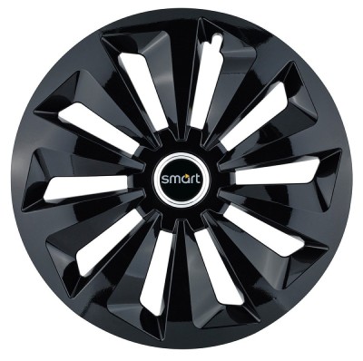 Set 4 capace roti Fox negru R14 pentru gama auto Smart foto