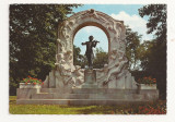 AT1 -Carte Postala-AUSTRIA-Viena, Johann Strauss Monument , circulata 1970, Fotografie