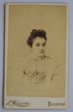 CDV Atelier Romania Bucuresti Bucuresci Bucarest L. Waisman - portret de doamnă