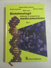 BIOTEHNOLOGII UTILIZATE IN PREPARAREA MEDICAMENTELOR vol.I - N. M. VASILESCU * D. LUPULEASA * A. A. ANDRIES * M. ENOIU foto