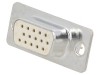 Conector D-Sub 15 PIN Soclu Mamă pentru PCB THT