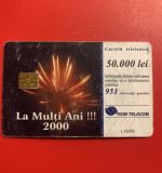 Cartela telefonică de colecție La mulți ani 2000