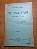 Manual de geometrie elementara pentru clasa a 4-a secundara - din anul 1902