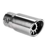 Ornament toba esapament cromat din otel inoxidabil rezistent la acizi MT011, montaj 32-44 mm, fixare cu cleme sau sudura, AMiO