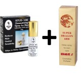Cumpara ieftin Pachet Spray Stud 100 Original + Spray pt Intarzierea Ejacularii Dragon "Super Dragon 6000" 12 ml