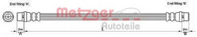 Conducta / cablu frana AUDI A6 Allroad (4FH, C6) (2006 - 2011) METZGER 4110254 foto