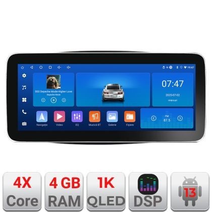 Navigatie Smart For Two 2015- K-Smart15 Edotec 4+64 12.3 inch Incell 1K android Wifi 5Ghz gps internet a CarStore Technology