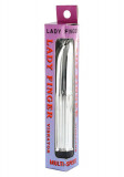 Lady Finger - Vibrator clasic, argintiu, 8 cm, Orion