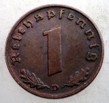 2.475 GERMANIA 1 REICHSPFENNIG 1937 D, Europa, Bronz