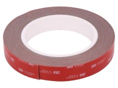 Banda adeziva acrilica gri 19mm x 5m 3M VHB GPH 110 foto