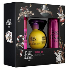 Set Tigi Bed Head Shine On, Crema pentru netezire 100ml+Spray pentru stralucire 200ml+Lotiune pentru volum 240ml foto