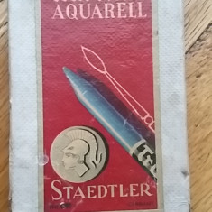 Cutie 8 creioane colorate Staedtler Tradition Aquarell 1952-1956 Staedler RARA