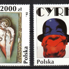 Polonia, 1992 | Afişe artistice, teatru, circ - Grafică, pictură | MNH | aph