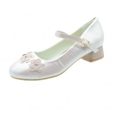 Pantofi eleganti cu toc pentru fete MRS M1515, Roz foto