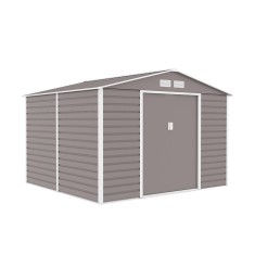 Casă de depozitare pentru unelte de grădină Oregon 277x259 cm gri-alb