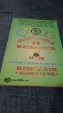 CULEGERE MATEMATICA--OLIMPIADELE DE MATEMATICA--GIMNAZIU VII-VIII M.BECHEANU--SELECTII 1900-1995