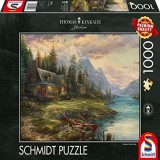 Puzzle Thomas Kinkade - Excursie de Ziua Tatalui 1000, Schmidt