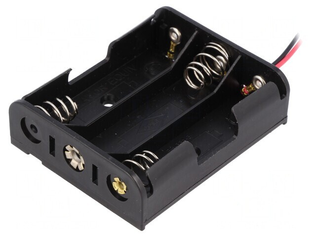 Suport Baterii AA R6 cu Cabluri 150mm