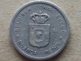 CONGO BELGIAN-RUANDA URUNDI-50 CENTIMES 1955