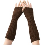 Manusi fara degete tricotate lungi