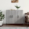 VidaXL Servantă, gri sonoma, 90x34x80 cm, lemn compozit