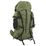 Rucsac de drumetie, verde kaki, 80 L, tesatura oxford