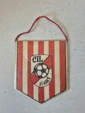 Fanion Fotbal Vintage CIL SIGHET &ndash; Memorabilia Maramureș (12x10 cm)