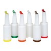 Speedbottle, Bottle-Pour-Master Flasche, 1 L, Farbe: rot