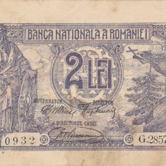 ROMANIA 2 LEI 1920 VF+