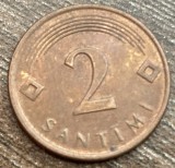 C50 - Moneda foarte veche - Letonia - 2 santimI - 2009