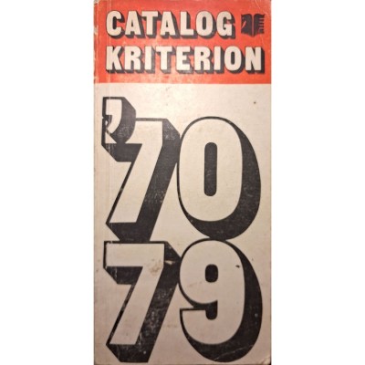 Catalog Kriterion 1970&amp;ndash;1979 foto