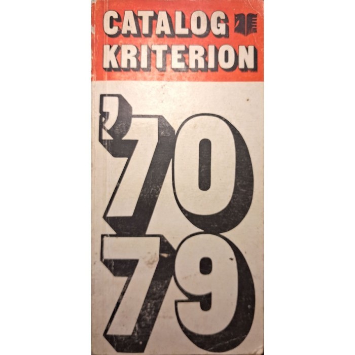Catalog Kriterion 1970&ndash;1979