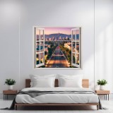 Folie imprimata color pentru decor perete locuinta, dimensiune 125 x 110cm, model: VIEW TO HAVEN 16, AVEX