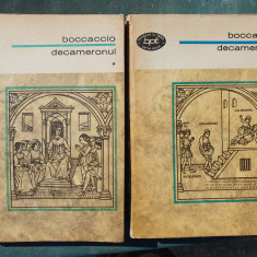 Decameronul, Giovanni Boccaccio, 2 volume, Colectia BPT nr 345-346, 1973, 940 p