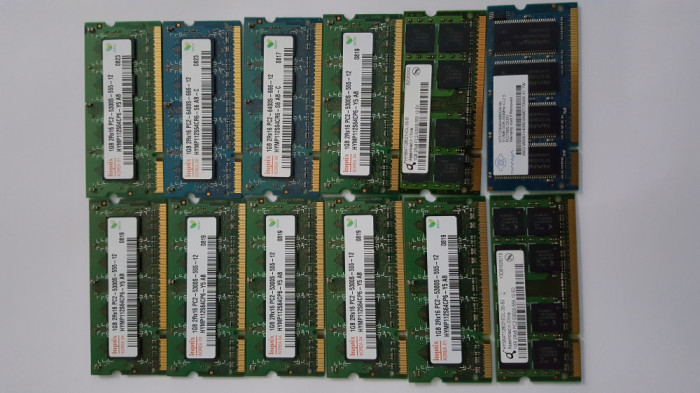 Lot 12 Memori Laptop DIFERITE FRECVENTE