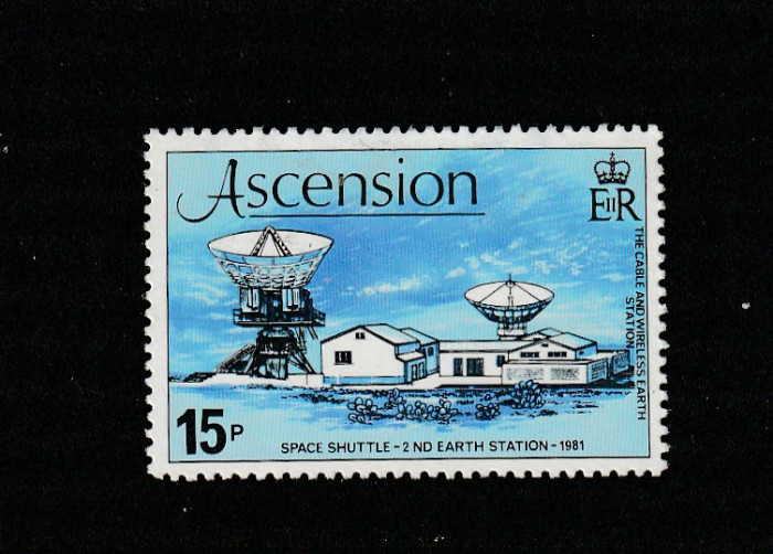 Ascension 1981,Zborul navetei spatiale Columbia,serie o valoare,MNH.Mi.275