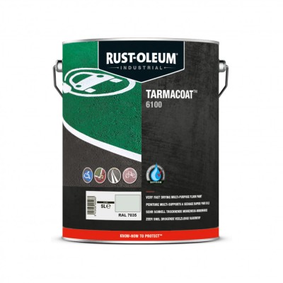 Vopsea Beton Gri Deschis RAL 7035, Tarmacoat Rust-Oleum, 5 Litri foto