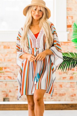 Eross rochie plaja Multicolors OS foto